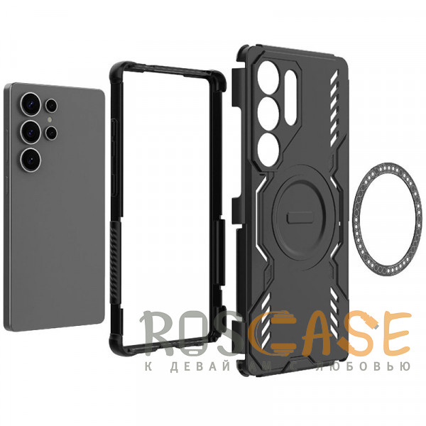 Фото Зеленый Mirage MagSafe | Противоударный чехол с поддержкой MagSafe для Samsung Galaxy S25 Ultra