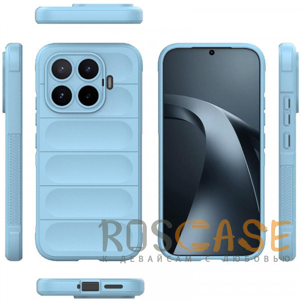 Фото Голубой Flex Silicone | Противоударный чехол для Xiaomi Mi 17T с защитой камеры и микрофиброй