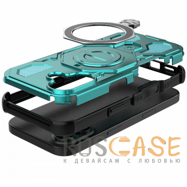 Фотография Голубой Magnus | Противоударный чехол с Magsafe для iPhone 17