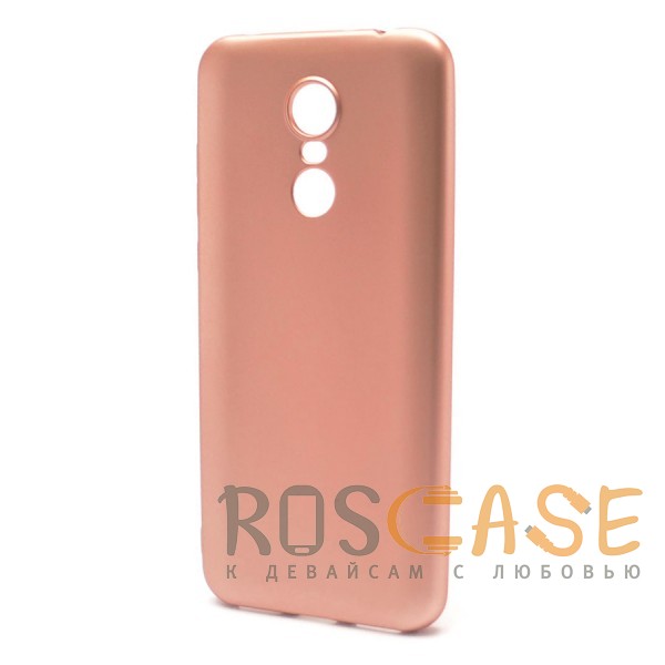 Фото Rose Gold J-Case THIN | Гибкий силиконовый чехол для Xiaomi Redmi 5 Plus / Redmi Note 5 (Single Camera)