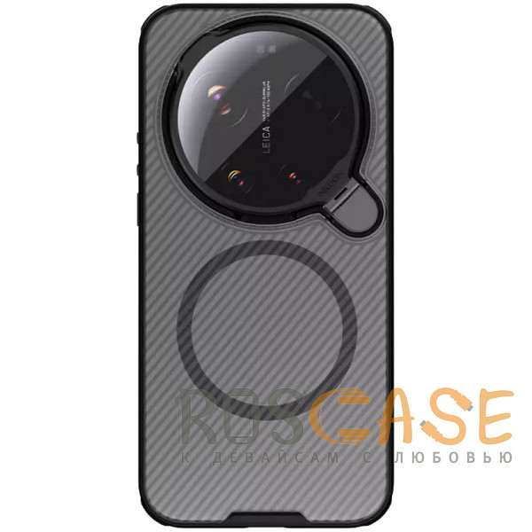 Фотография Серый Nillkin CamShield Prop Magnetic | Полупрозрачный чехол из пластика и TPU с поддержкой MagSafe и защитой камеры для Xiaomi Mi 17 Ultra
