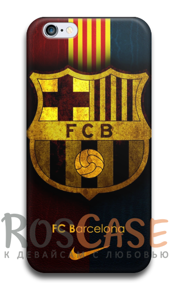 Фото Барселона №2 Пластиковый чехол RosCase "Футбольные команды" для iPhone 6/6s plus (5.5")