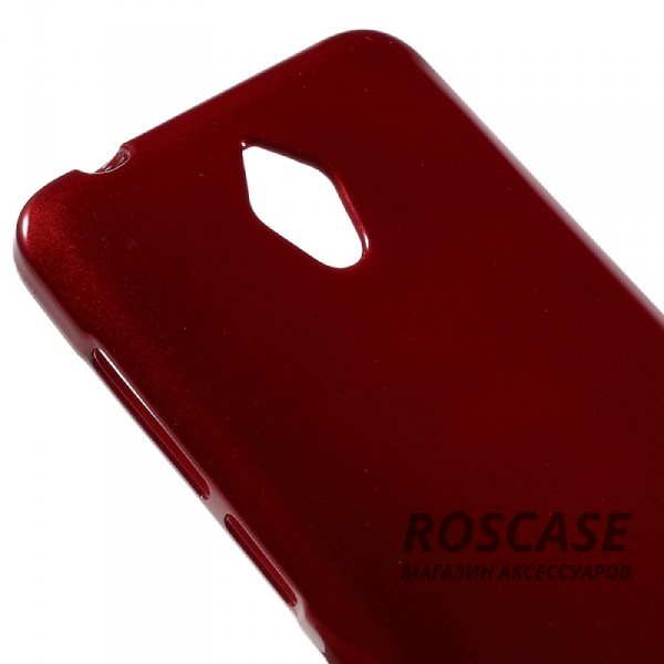 Изображение Красный Mercury Jelly Pearl Color | Яркий силиконовый чехол для для Asus ZenFone Go (ZC500TG)
