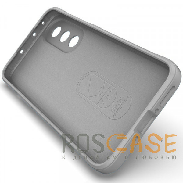 Изображение Серый Flex Silicone | Противоударный чехол для OnePlus Nord 5 5G / Ace 5 Ultra с защитой камеры и микрофиброй