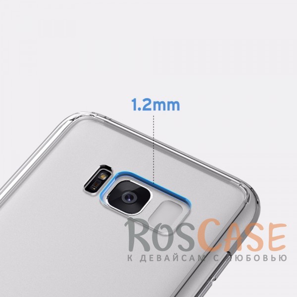Фотография Прозрачный / Transparent Rock Pure | Ультратонкий чехол для Samsung G955 Galaxy S8 Plus из прозрачного пластика