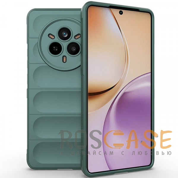 Фото Зеленый Flex Silicone | Противоударный чехол для Realme 14 Pro 5G с защитой камеры и микрофиброй