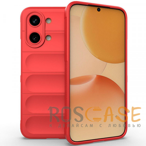Фото Красный Flex Silicone | Противоударный чехол для Poco X8 Pro Max / Xiaomi Turbo 5 Max с защитой камеры