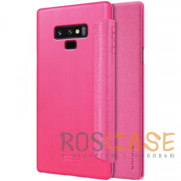 Фото Розовый Nillkin Sparkle | Чехол-книжка для Samsung Galaxy Note 9