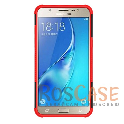 Фотография Красный Shield | Противоударный чехол для Samsung J510F Galaxy J5 (2016) с подставкой
