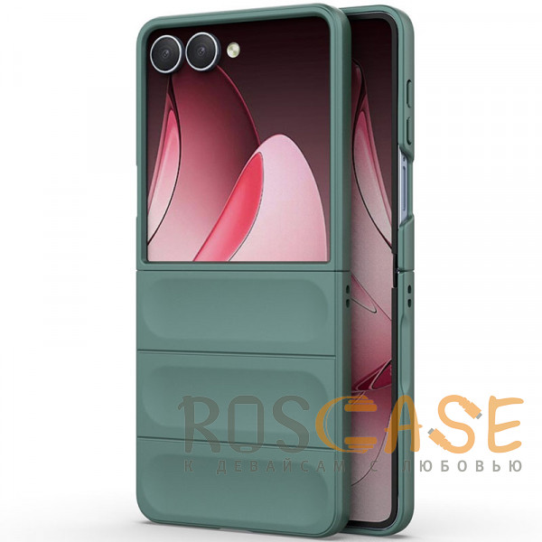 Фотография Зеленый Flex Matte | Пластиковый чехол с Soft Touch покрытием для Samsung Galaxy Z Flip 7