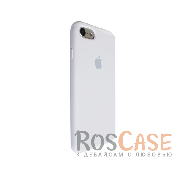 Изображение Белый / White Оригинальный силиконовый чехол для Apple iPhone 7 (4.7") (реплика)