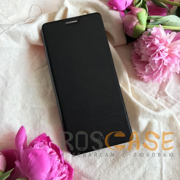 Фотография Черный MOFI Rui | Кожаный чехол-книжка для Samsung Galaxy Note 8 с функцией подставки