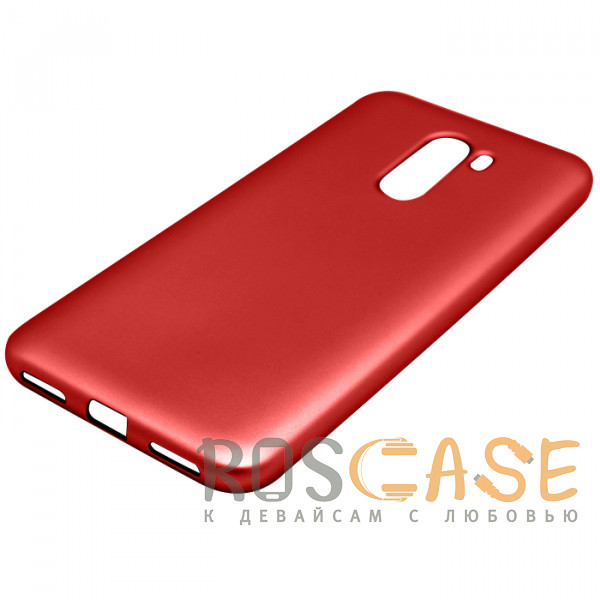 Фотография Красный J-Case THIN | Гибкий силиконовый чехол 0.5 мм для Xiaomi Pocophone F1