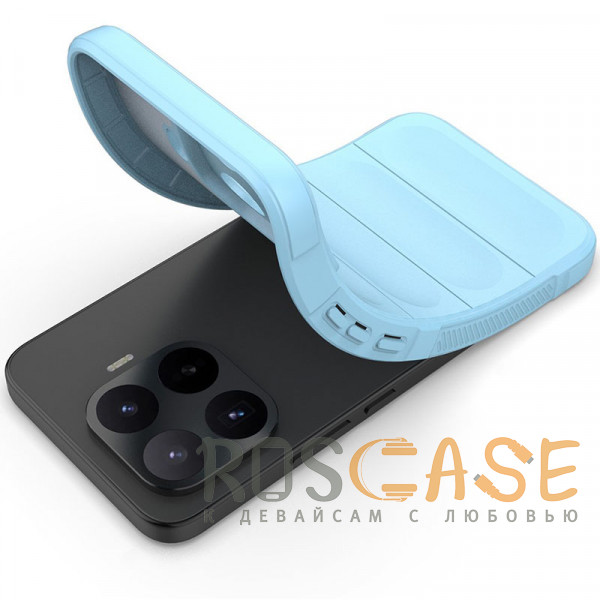 Фотография Голубой Flex Silicone | Противоударный чехол для Xiaomi Mi 17T Pro с защитой камеры и микрофиброй