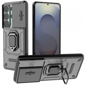 Transformer Ring Holder | Противоударный чехол с кольцом и шторкой камеры  для Samsung Galaxy S26 Ultra