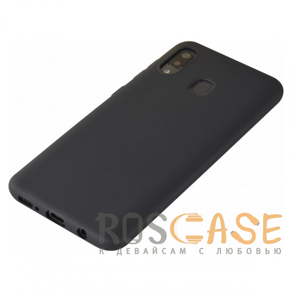 Фотография Черный J-Case THIN | Тонкий силиконовый чехол 0.5 мм для Samsung Galaxy A20 / A30