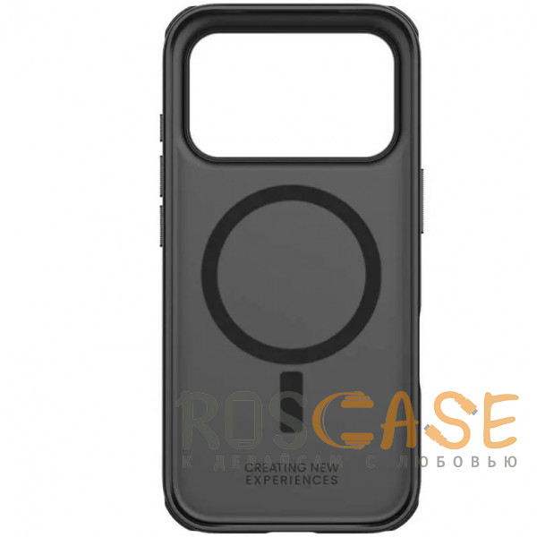 Фото Черный Nillkin Super Frosted Shield Magnetic | Пластиковый чехол с поддержкой магнитной зарядки Magsafe для iPhone 17 Pro
