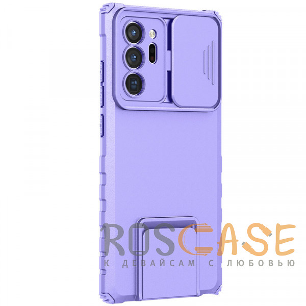 Изображение Фиолетовый CamShield Holder | Противоударный чехол-подставка для Samsung Galaxy Note 20 Ultra с защитой камеры