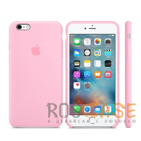 Фото Нежно-розовый Чехол Silicone Case для iPhone 6/6S