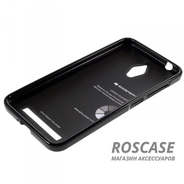 Фотография Черный Mercury Jelly Pearl Color | Яркий силиконовый чехол для для Asus ZenFone Go (ZC500TG)