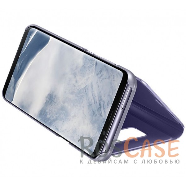 Фотография Фиолетовый Оригинальный чехол-книжка Clear View Standing Cover с прозрачной обложкой и интерактивным дисплеем для Samsung G950 Galaxy S8 (реплика)