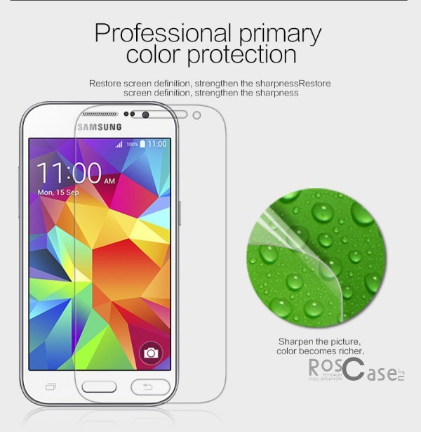 Фото Анти-отпечатки Nillkin Crystal | Прозрачная защитная пленка для Samsung G360H/G361H Galaxy Core Prime Duos
