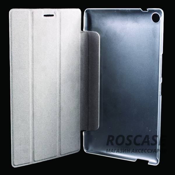 Фотография Белый TTX Elegant | Кожаный чехол-книжка для Asus ZenPad 7.0 (Z370C/ Z370CG)