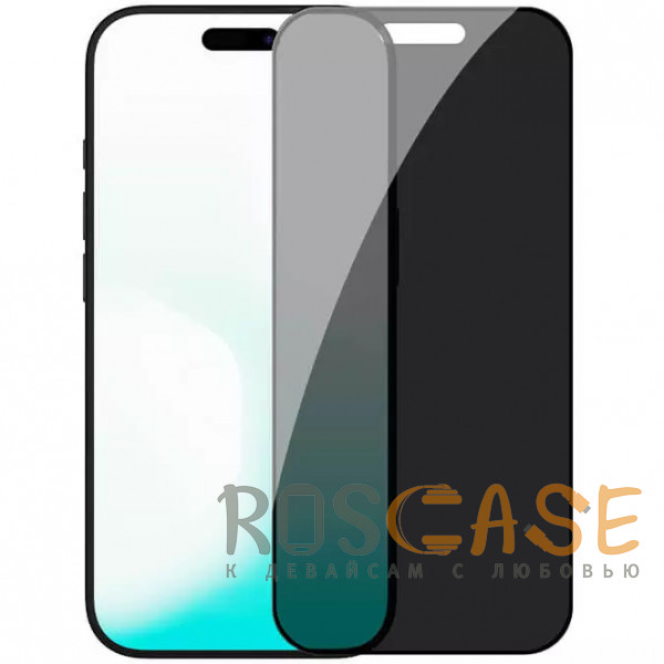 Фото Черный Nillkin Privacy | Защитное стекло Антишпион с системой автонаклеивания для iPhone 17 Air