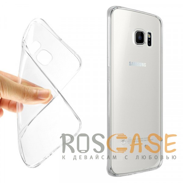 Фотография Прозрачный Ультратонкий силиконовый чехол для Samsung G930F Galaxy S7