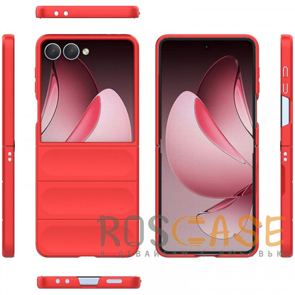 Фото Красный Flex Matte | Пластиковый чехол с Soft Touch покрытием для Samsung Galaxy Z Flip 7