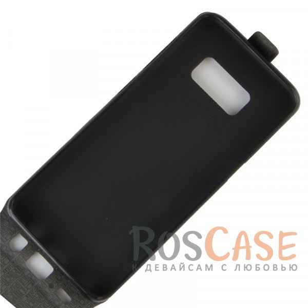 Фотография Черный Флип-чехол с функцией подставки на гибкой силиконовой основе для Samsung G950 Galaxy S8