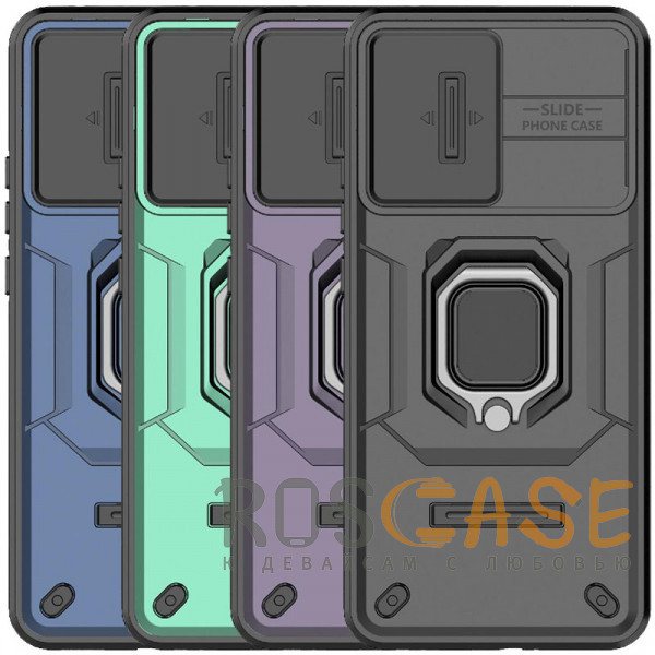 Фото Transformer Ring Holder | Противоударный чехол с кольцом и шторкой камеры для OnePlus Nord CE 5 5G