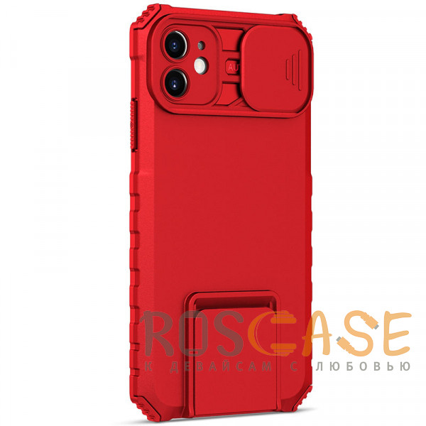 Изображение Красный CamShield Holder | Противоударный чехол-подставка для iPhone 11 с защитой камеры