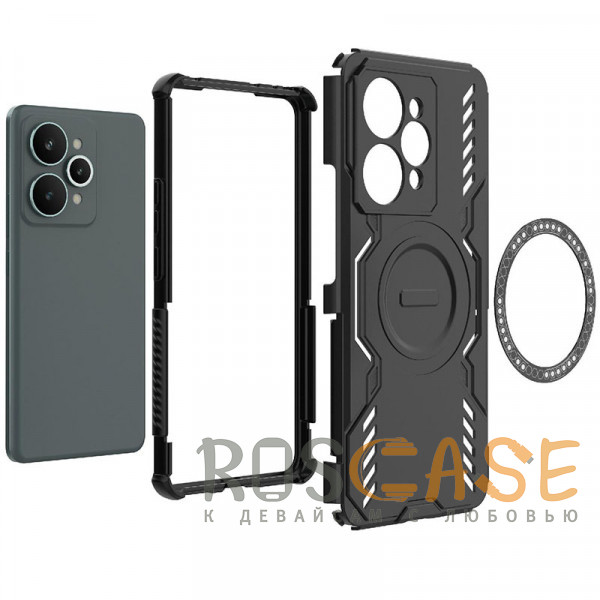 Фото Синий Mirage MagSafe | Противоударный чехол с поддержкой MagSafe для Realme 15 Pro 5G