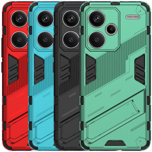 Megatron | Противоударный чехол-подставка для Xiaomi Redmi Note 13 Pro Plus 5G с защитой камеры