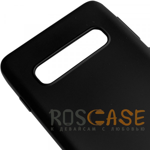 Фотография Черный J-Case THIN | Тонкий силиконовый чехол 0.5 мм для Samsung Galaxy S10