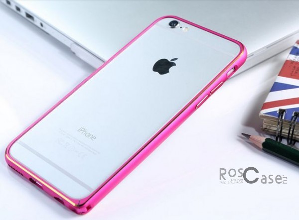 фото металлический бампер Remax для Apple iPhone 6/6s (4.7
