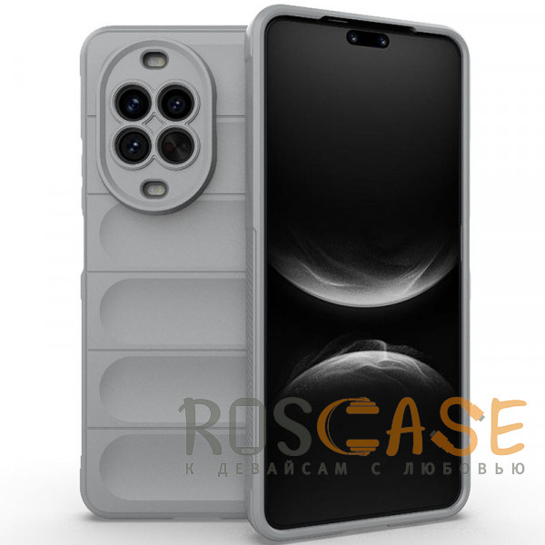 Фото Серый Flex Silicone | Противоударaный чехол для Huawei Nova 14 Pro с защитой камеры и микрофиброй