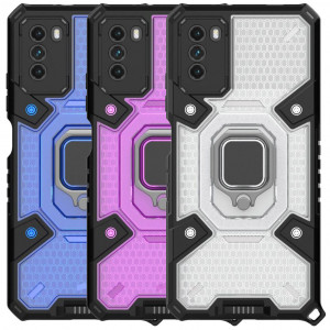 Honeycomb Armor | Противоударный чехол с защитой камеры и кольцом  для Xiaomi Poco M3