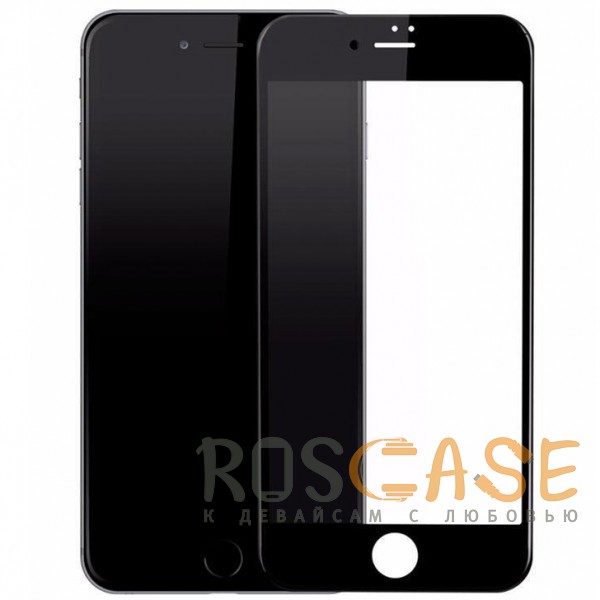 Фото Черное 5D | Защитное стекло для Apple iPhone 7 plus / 8 plus (5.5") с полной проклейкой на весь экран (в упаковке)