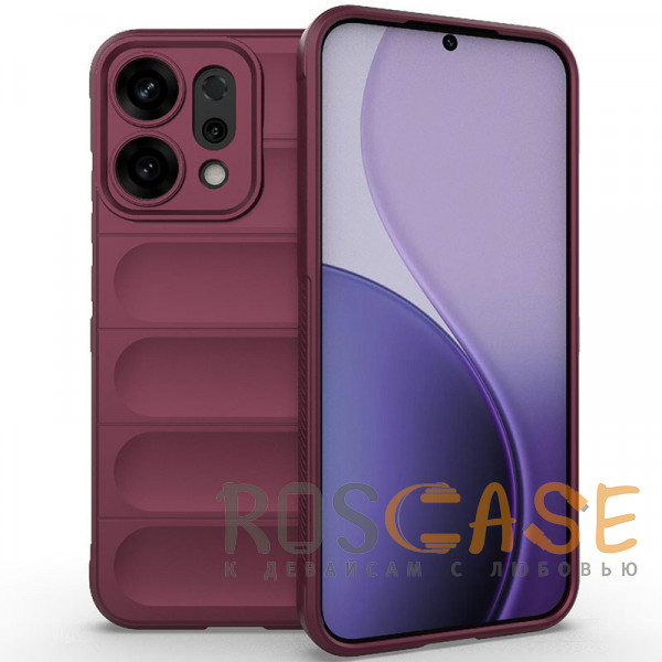 Фото Бордовый Flex Silicone | Противоударaный чехол для Huawei Nova 14 с защитой камеры и микрофиброй