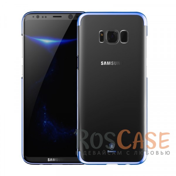 Изображение Синий Baseus Glitter | Ультратонкий чехол для Samsung G950 Galaxy S8 с глянцевыми торцами