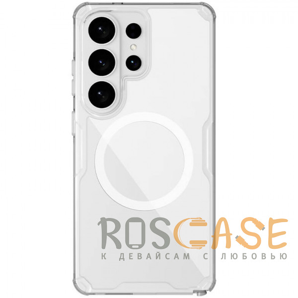 Фото Прозрачный Nillkin Nature PRO Magnetic | Прозрачный силиконовый чехол с поддержкой Magsafe для Samsung Galaxy S26 Ultra