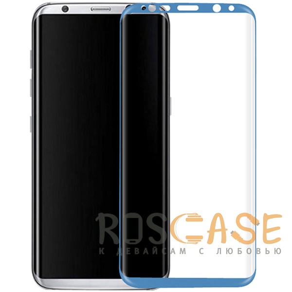 Фото Синий Vmax CP+ | Стекло 3D для Samsung G950 Galaxy S8 / S9 на весь экран