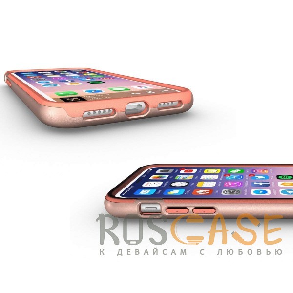 Фото Коралловый / Rose Gold HWcase | Противоударный чехол для iPhone X / XS с усиленными бортами