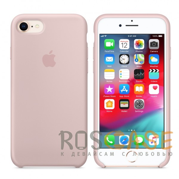 Фото Розовый песок Чехол Silicone Case для iPhone 7/8/SE (2020)