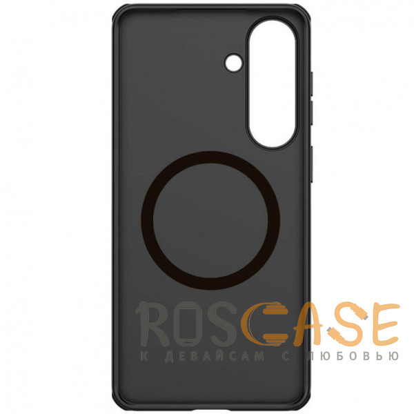 Фото Черный Nillkin Super Frosted Shield Magnetic | Пластиковый чехол с поддержкой Magsafe для Samsung Galaxy S26 Plus