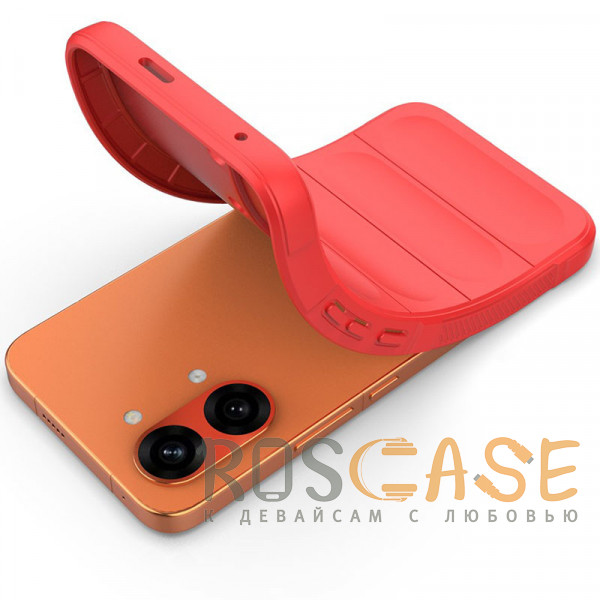 Фотография Красный Flex Silicone | Противоударный чехол для Poco X8 Pro Max / Xiaomi Turbo 5 Max с защитой камеры
