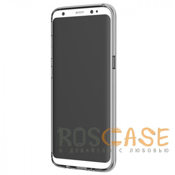 Изображение Черный Металлический бампер для Samsung G950 Galaxy S8 с зеркальной вставкой