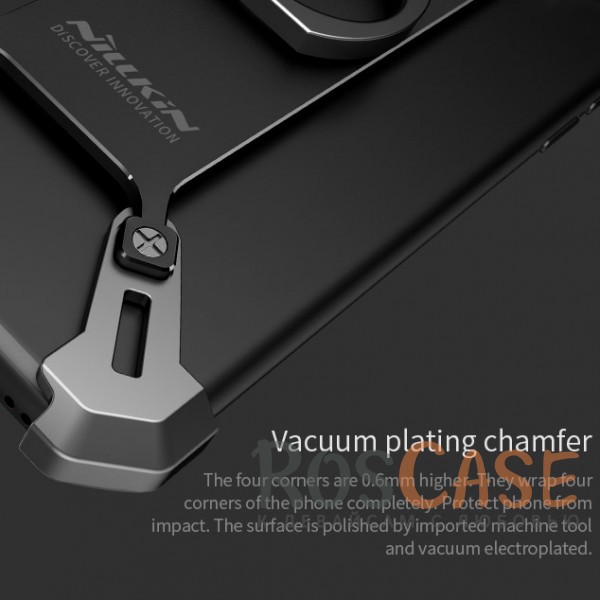 Изображение Черный Nillkin Barde | Металлический бампер для Apple iPhone 7 / 8 (4.7") с кольцом-подставкой